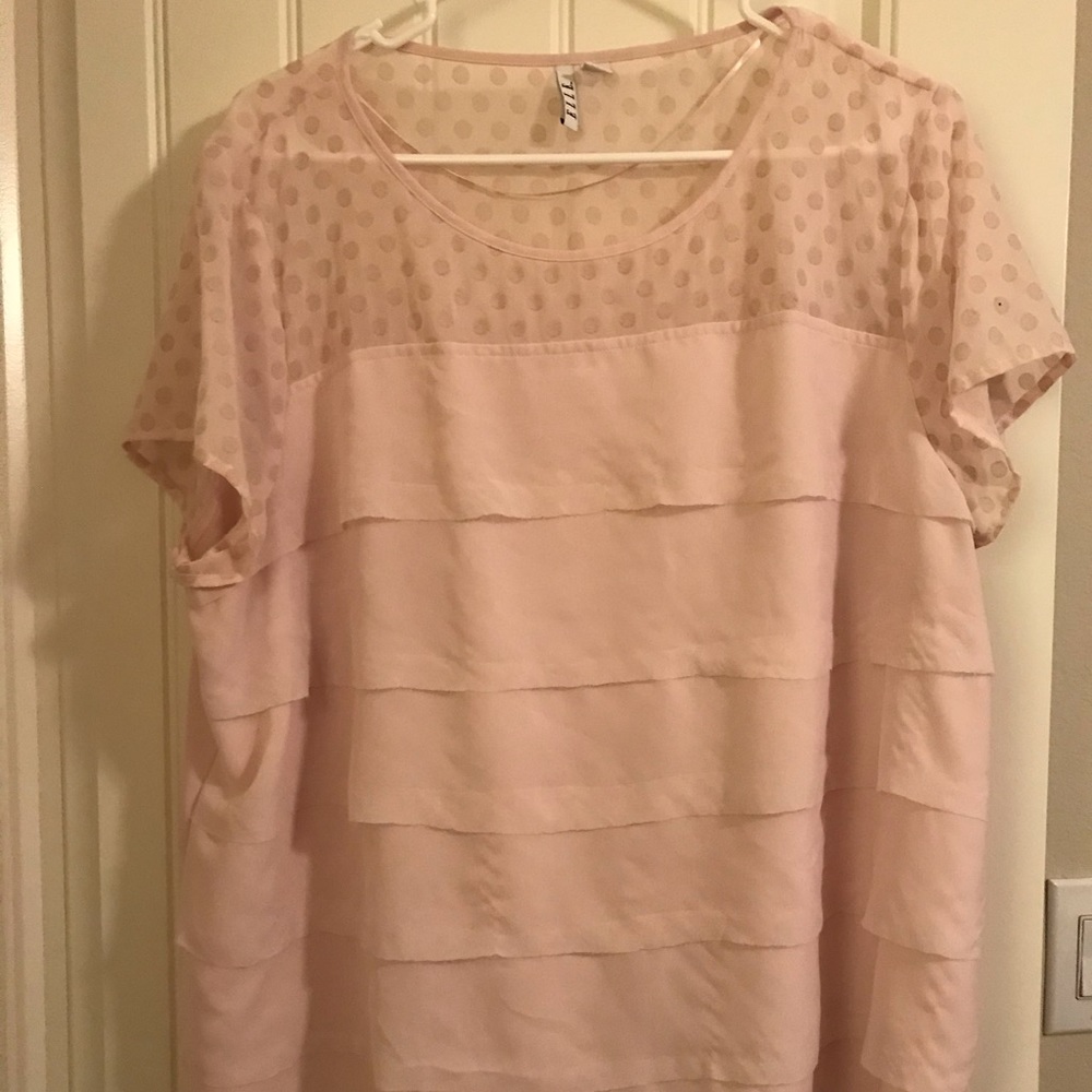 Elle XXL Women’s Polka Dot Blouse